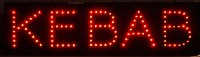 LED REKLAMA KEBAB 76x20 SZYLD TABLICA MOCNA!!!