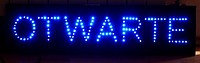 LED REKLAMA OTWARTE 77x20 SZYLD TABLICA MOCNA!!!