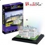 PUZZLE 3D LED BIAŁY DOM
