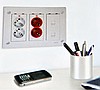 Naścienne gniazda multimedialne podtynkowe 4x230V 4xRJ45 cat.5e 1xVGA+Mini Jack Audio 1xHDMI 1xUSB