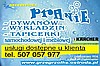 Pranie dywanów, tapicerki samochodowej