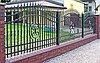 Ogrodzenie metaloplastyka płot kuty.