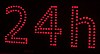 REKLAMA DIODOWA LED zobacz 24 h czerwona dioda