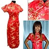 Sukienka chińska Qipao Cheongsam długa v1