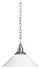 Ikea Kroby lampa wisząca złoto i szkło