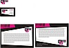 Projekt logotypu + wizytówka + ulotka  Agencja Reklamowa RED apple