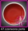 47. żel kolor perłowy poziomkowy