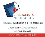 Badanie EMG - Neurolog Katarzyna Toruńska