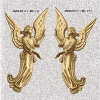 Aniołek nr 1- 20x10 mosiądz