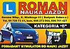 Dodatkowe godziny  w Szkole Nauki Jazdy ROMAN