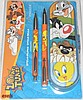 PIÓRO WIECZNE + DŁUGOPIS PARKER VECTOR LOONEY + ETUI kolor pomarańczowy(TWEETY)