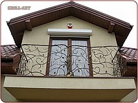 Balustrada drzewo kute ręcznie