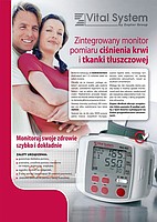 Zintegrowany monitor pomiary ciśnienia i tkanki tłuszczowej