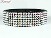 Bransoletka crystal mesh swarovski elements crystal ab 6 rzędów standart