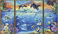 Художній творчий набір-триптих «Кораловий риф», 12+