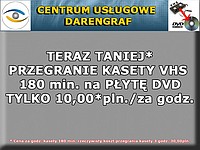 PRZEGRANIE KASETY VHS NA PŁYTĘ DVD