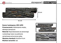 Kamień elewacyjny CIENKI ŁUPEK