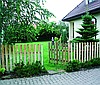 Drewniany płot sztachetowy Jagram