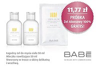 Pakiet podróżny BABE - żel do mycia + mleczko - 2x 50 ml