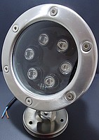 Lampa LED zewnętrzna podwodna IP68 6x1W AC12V 600LM 60st. B.NATURALNA 4500K