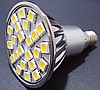 E14 24 SMD 5050 4,5W 350LM 230V ALU B.CIEPŁA 3100K 120st.