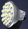 MR11 27 SMD 3528 2W 170LM 12V B.CIEPŁA 3100K 120st.