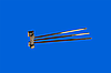 Wieszak na ręczniki - KJK 04 3 - trzyramienny ruchomy  mosiądz chromowany