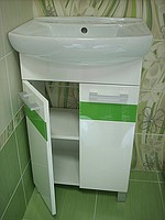 Komplet Umywalka z szafką szkło VIVA 50cm - Tec Pabianice Meble do łazienki