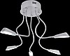 Lampa sufitowa LAHR aluminium 5x LED Honsel 23995