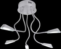 Lampa sufitowa LAHR aluminium 5x LED Honsel 23995
