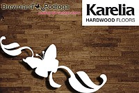 Panele drewniane KARELIA Orzech Amerykański Select, lakier półmat, 3 lamele