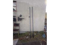 Słupki słupek 60x60x3mm zadaszony malowany