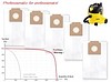 Worki do odkurzaczy Karcher  T 12/1