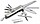 Scyzoryk metalowy (13 funkcji) grawerowany 50 szt.