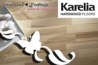 CENA PROMOCYJNA!!! Panele drewniane KARELIA Jesion Classsic PRO, lakier półmat, 3 lamele