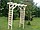 PERGOLA DREWNIANA Z KRATKA PRZEJSCIE