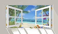 Fresk fotograficzny LF 50006 Hummingbirds