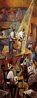 Fresk fotograficzny WD 366 Didier Lourenco - Jazz Club