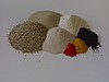 Piasek kwarcowy suszony naturalny i barwiony