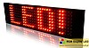 Wyświetlacz tekstowy LED - K3 (25x100cm) - tablica led, diodowa reklama świetlna