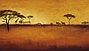 Zewnętrzny fresk fotograficzny WD 321 Tandi Venter - Serengeti I