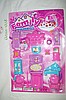 Mebelki dla lalki + gratis LALKA typu Barbie