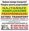PRZEPROWADZKI, TRANSPORT, UTYLIZACJA
