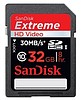 SanDisk  EXTREME VIDEO HD SDHC 32 GB