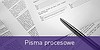 Pisma procesowe, Katowice, Sosnowiec, Bytom, Tarnowskie Góry, Chorzów