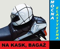 MOCNA SIATKA ELASTYCZNA NA KASK BAGAŻ MOTOR PAJĄK sklep internetowy