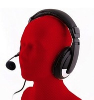 SŁUCHAWKI NAUSZNE Z MIKROFONEM SKYPE TLEN GG V206 GWARANCJA sklep internetowy