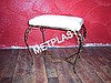 Pufa- taboret, stołek metaloplastyka.