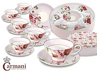 Carmani komplet 6 filiżanek - Magnolia