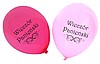 Balon ciemno różowy z nadrukiem specjalnie na wieczór panieński.